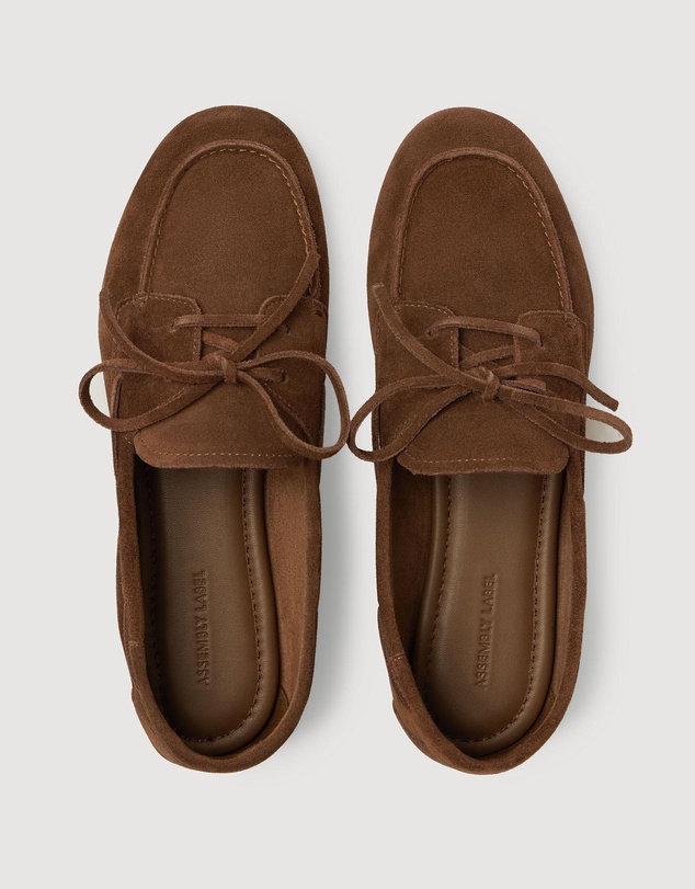 Assembly Label - Devon Suede Boat Shoes - Women's