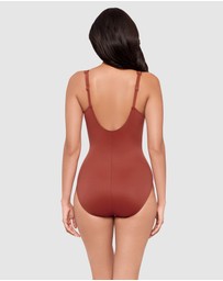 Miraclesuit Swimwear  - Razzle Dazzle Siren Crossover Shaping Swimsuit