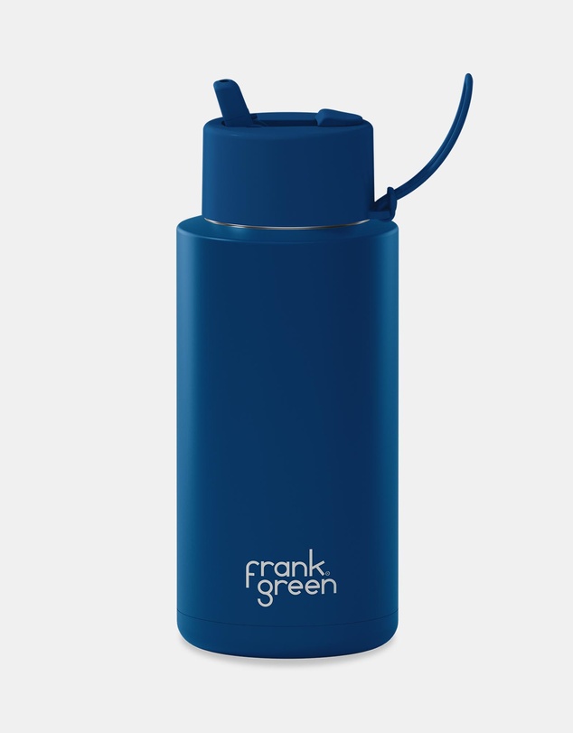 Frank Green - 34oz Reusable Bottle with Flip Straw Lid