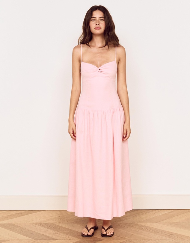 MINKPINK - Mila Drop Waist Midi Dress