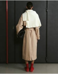 M.N.G - Long Double-Breasted Trench Coat
