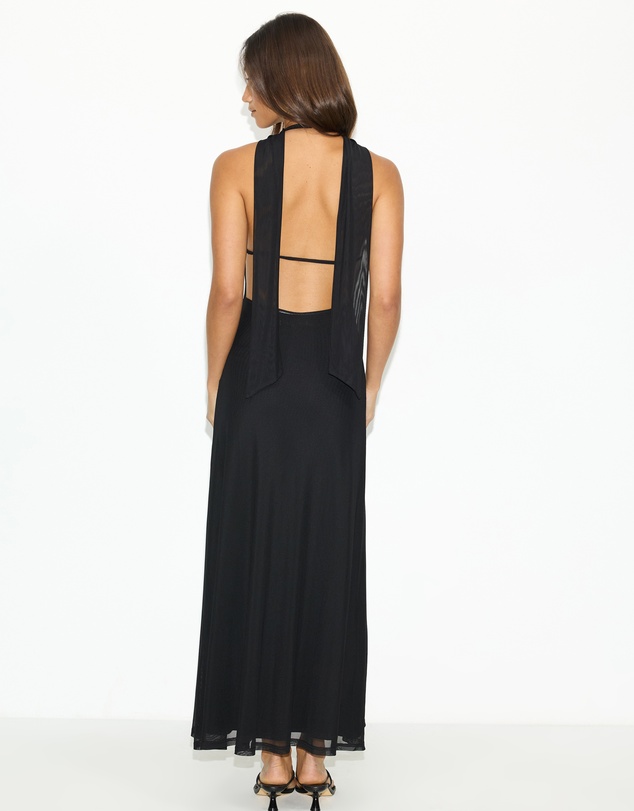 Dazie - Temptation Scarf Detail Maxi Dress