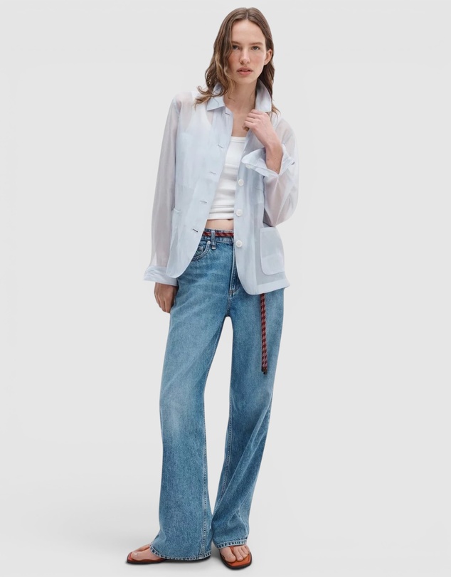 rag & bone - Featherweight Logan Wide Jeans