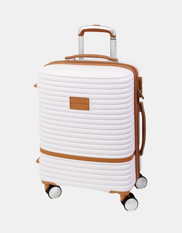 Pierre Cardin - Pierre Cardin Classique Cabin White Hard Shell with Mini Beauty Case Set