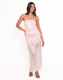 Petal & Pup - Liliane Maxi Dress - Pink Sequin