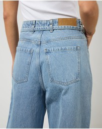 All About Eve - Gia High Rise Baggy Light Blue