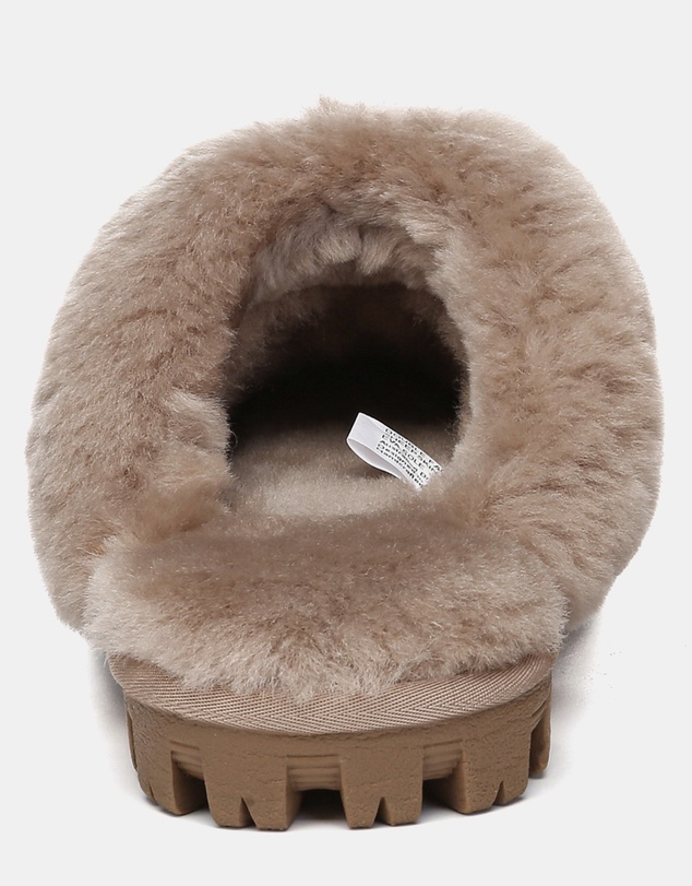 EVERAU - Australian Shepherd Ugg Waffle Slipper Sheepskin Upper House Shoes