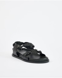 Sol Sana - Loe Footbed Black