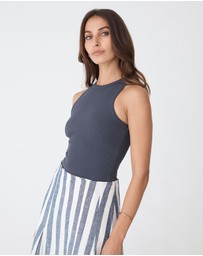 Forcast - Devon Cotton Singlet