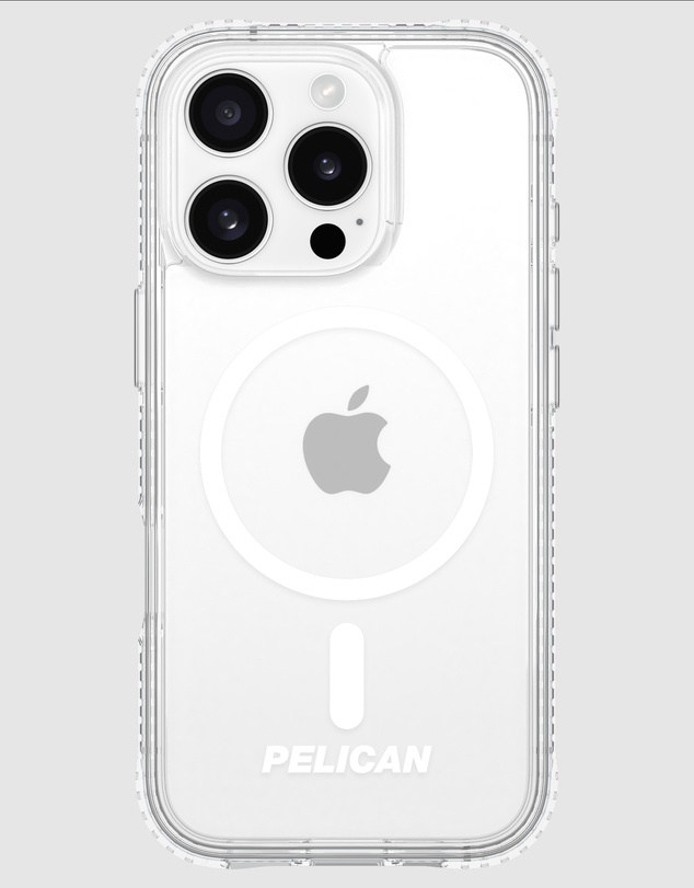 Pelican - Pelican Protector Mag Safe Case for iPhone 16 Pro - Clear