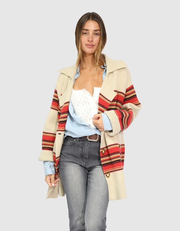 Belle & Bloom - So Many Likes Oversized Knitted Cardi Coat