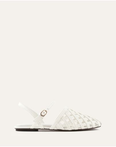 WHITE LEATHER