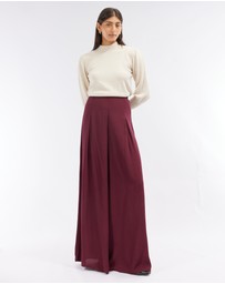 Amelius - Devon Silk Palazzo Pants