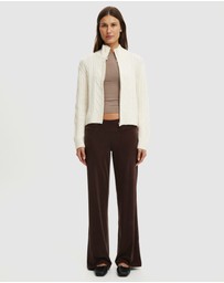 Cotton On - Double Zip Cable Bomber