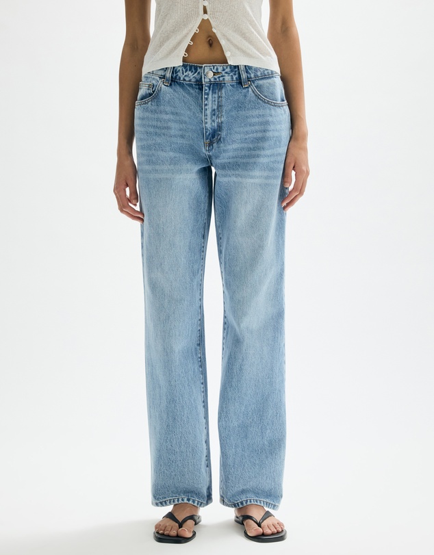 Minima Esenciales - Margot Low Rise Straight Jeans