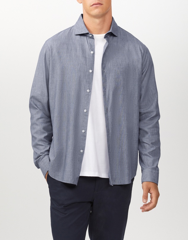 Van Heusen - Cotton Tencel Blend Casual Shirt