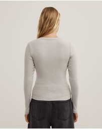 Witchery - V-neck Long Sleeve Top