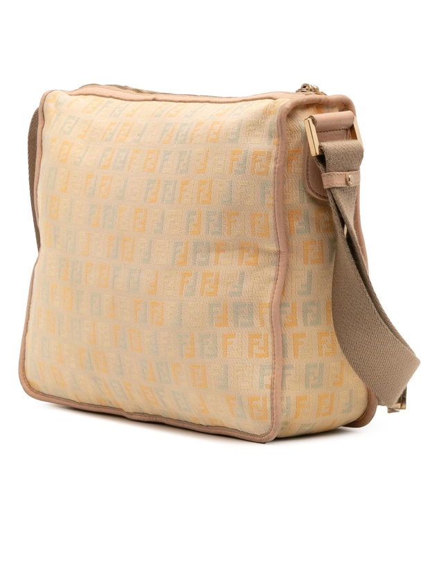 Pre-Loved by Azura Reborn - Pre-Loved Zucchino Canvas F Charm Crossbody