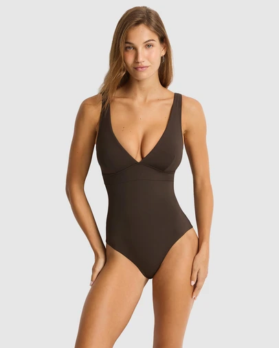 Sea Level Australia - Essentials Edit Longline Tie Back One Piece