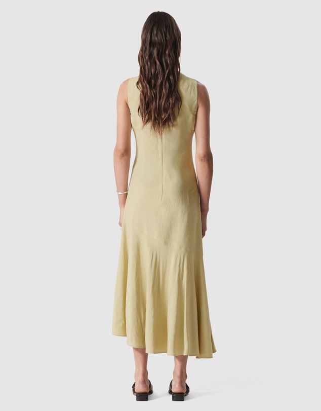 & Other Stories - Asymmetric Wrap-Knot Midi Dress