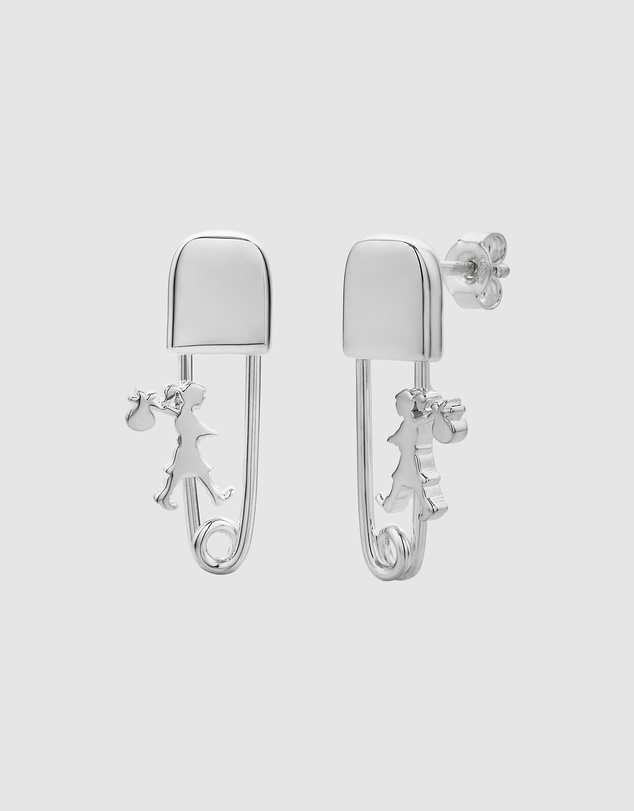 Karen Walker - Mini Runaway Safety Pin Studs