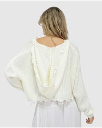 Belle & Bloom - Another Love Fringe Zip Knit