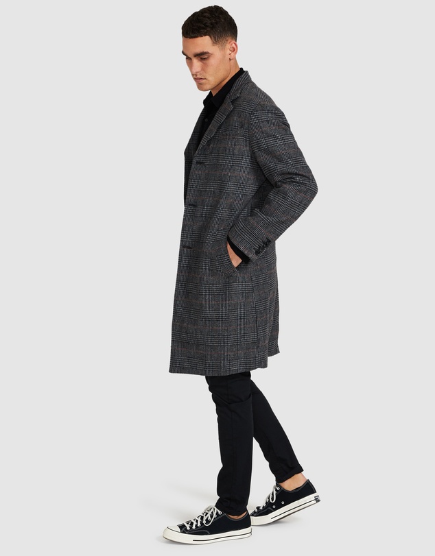 Arvust - Jonas Check Overcoat