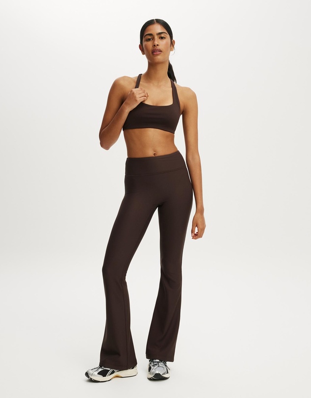 Cotton On Body Active - Ultra Soft Contrast Cross Back Crop