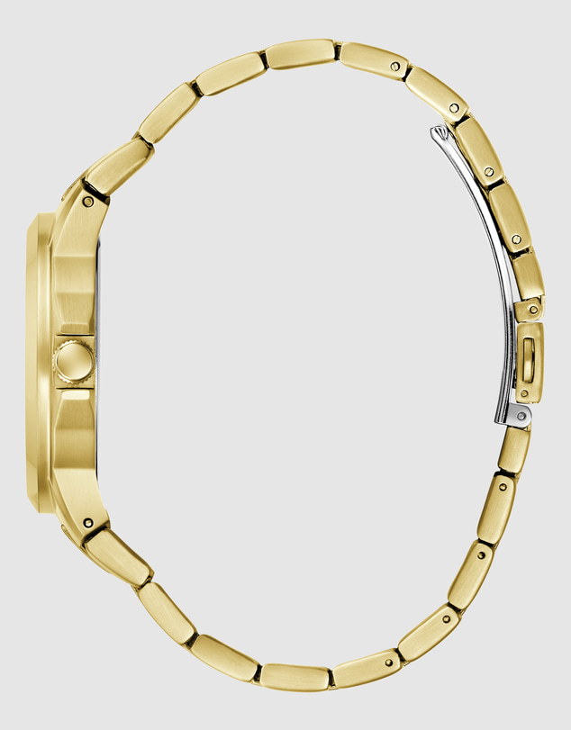 GUESS - GUESS Mens Gold-Tone Analogue Watch