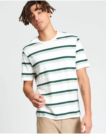 Ben Sherman - Jacquard Stripe Tee