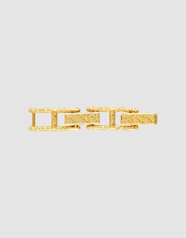 HOUSE OF SLANI - Adjustable Textured Gold Athena Bracelet