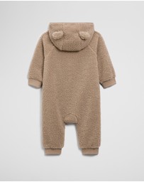 Country Road - Sherpa Hooded Jumpsuit