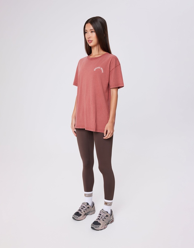 Upstate - Thrive Tee - Washed Marsala