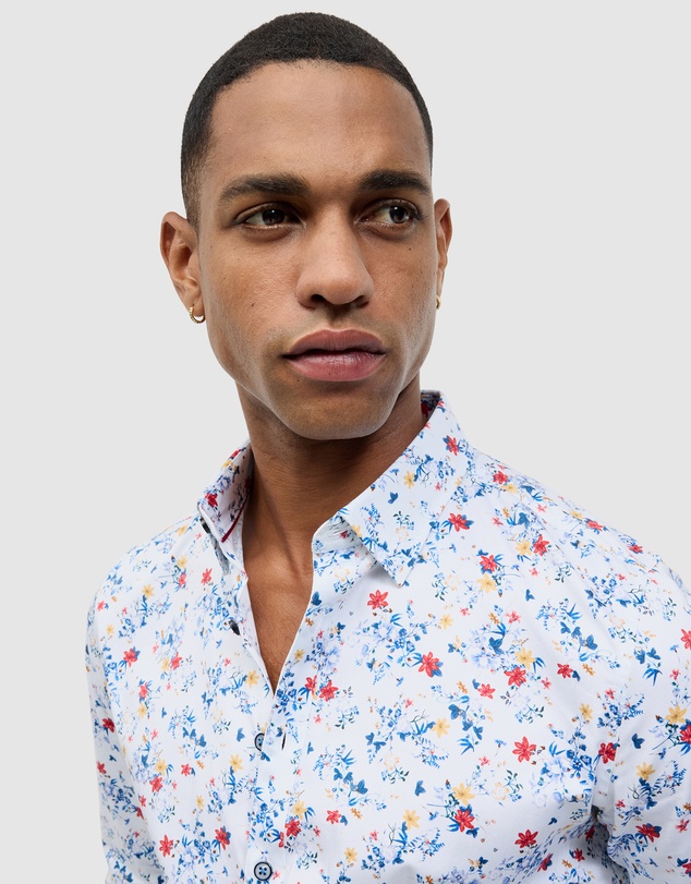 Politix - Fusion Floral Long Sleeve Shirt