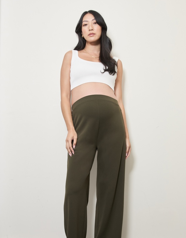 Soon Maternity - Pull-On Wide Leg Pants