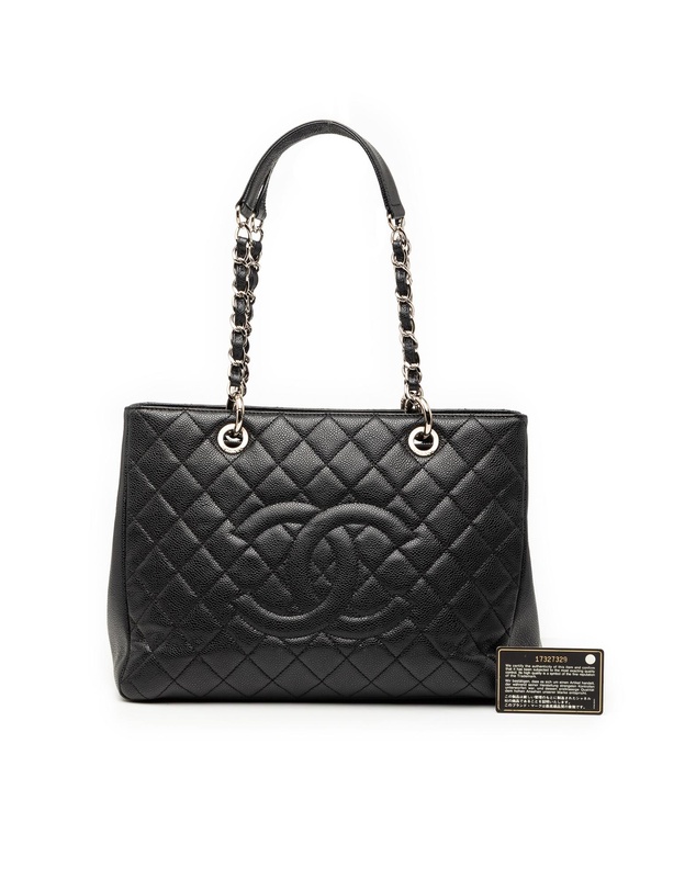 Chanel - Pre-Loved Caviar Grand Shopping Tote