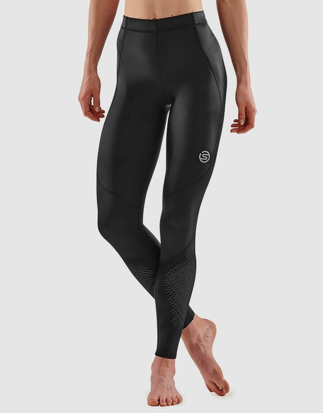 SKINS - SKINS Compression Women's Series-3 Clothing 400 Long Tight Black Star
