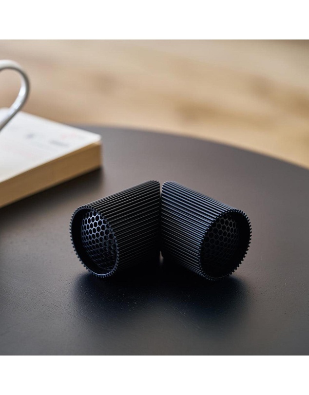 Lexon - Lexon Ray Set Of Magnetic Bluetooth Speakers - Black