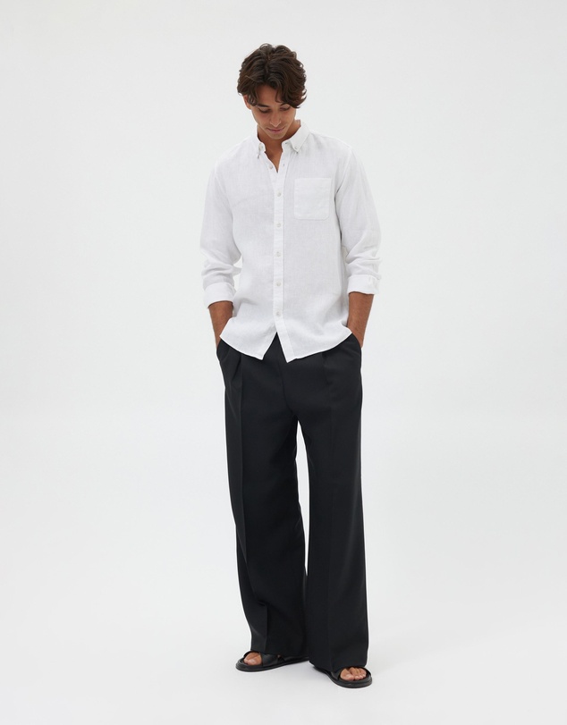 AERE - Linen Oxford Shirt
