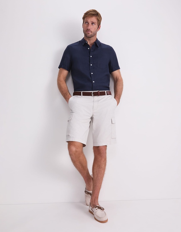 Sportscraft - Short Sleeve Linen Shirt