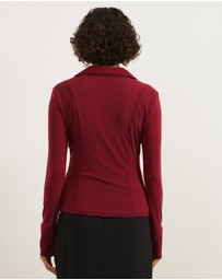 Atmos&Here - Willa Long Sleeve Mesh Shirt