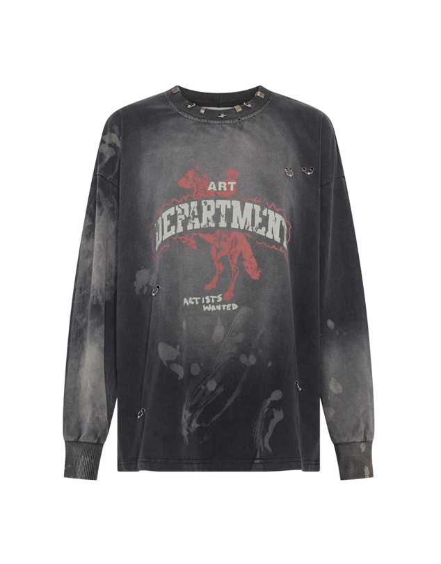 THE TALES - Art Department Pierced Cowboy Long Sleeve Tee