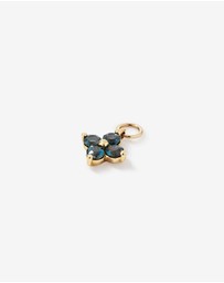 Michael Hill - London Blue Topaz Floral Single Earring Charm in 10kt Yellow Gold