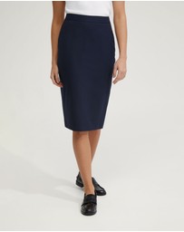 Oxford - Peggy Wool Stretch Suit Skirt