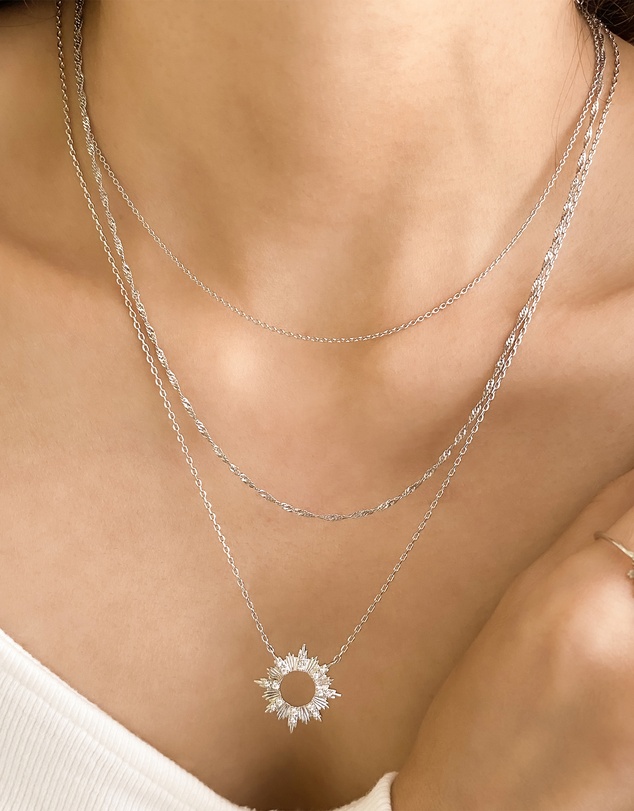 Wanderlust + Co - Sterling Silver Classic Chain Necklace