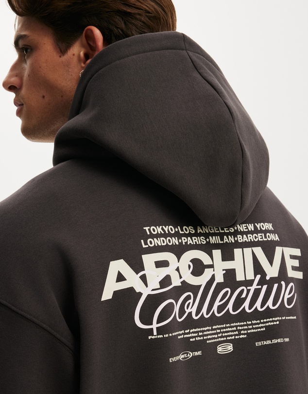 Cotton On - Box Fit Graphic Hoodie