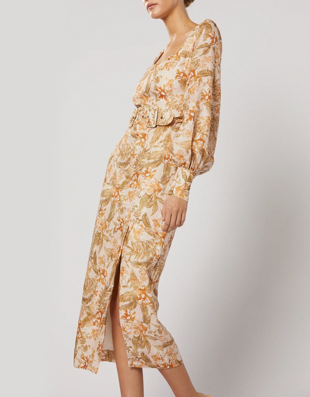 Winona - Brea Long Sleeve Midi Dress