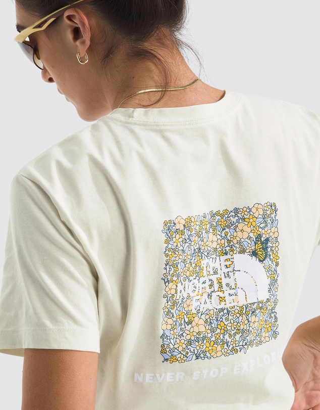 The North Face - Short Sleeve Floral Box Nuptse Tee