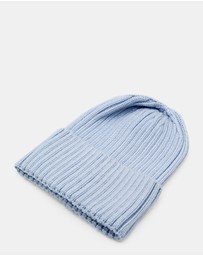 Morgan & Taylor - Mia Wool-Blend Beanie in Pale Blue