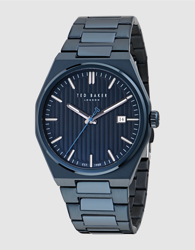 Ted Baker - Barteen IP 40mm Blue Bracelet Watch